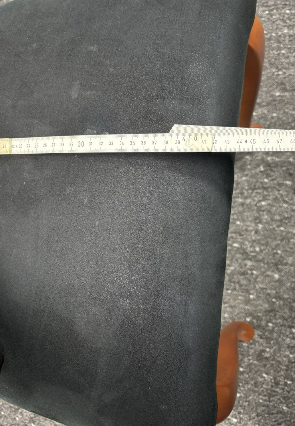 1 von 5 Midcentury Esszimmer Stuhl Holz Vintage Polstersitz