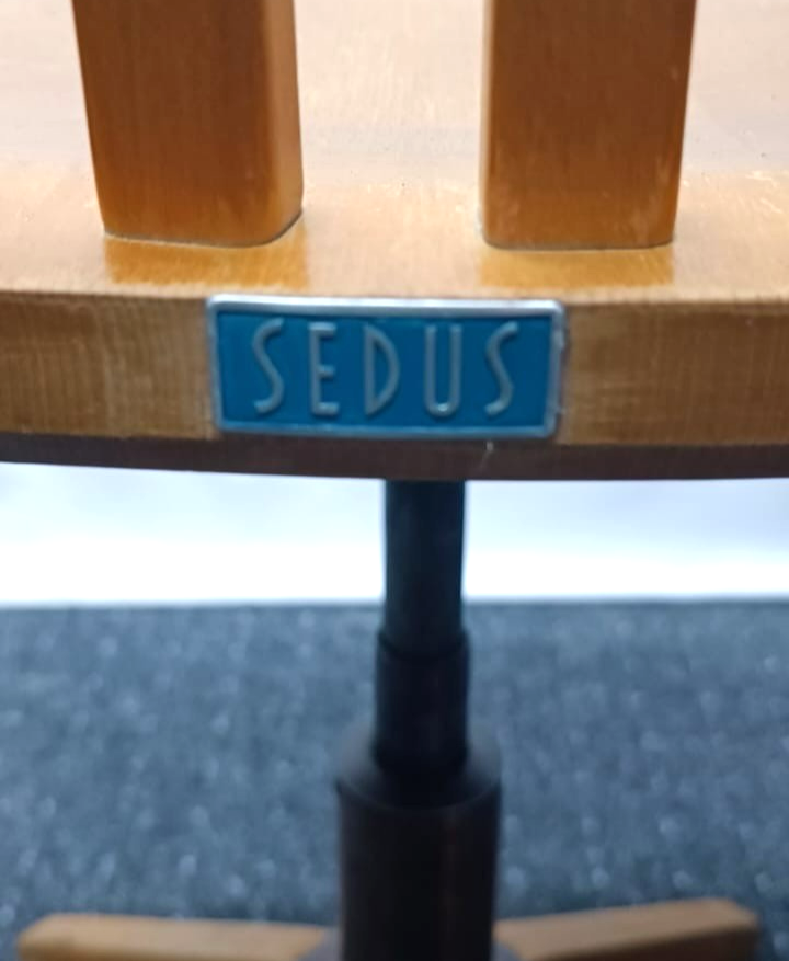 ORIGINAL SEDUS Büro Drehstuhl höhenverstellbar Art Deco Bauhaus Schreibtisch