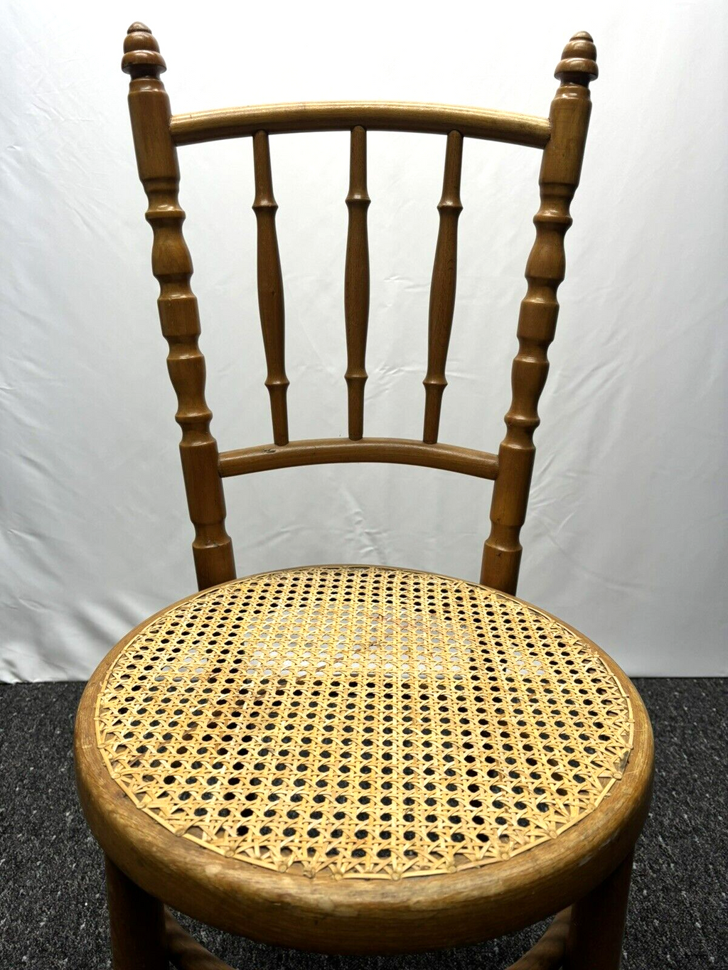 ORIGINAL Fischel Kaffeehaus Stuhl Wiener Geflecht Küche Esszimmer Art Deco Antik