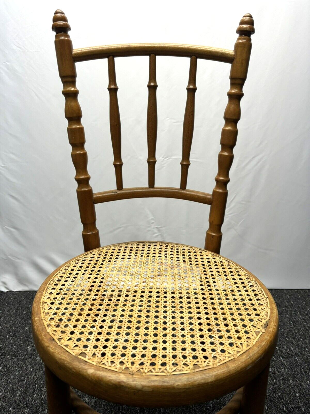 ORIGINAL Fischel Kaffeehaus Stuhl Wiener Geflecht Küche Esszimmer Art Deco Antik