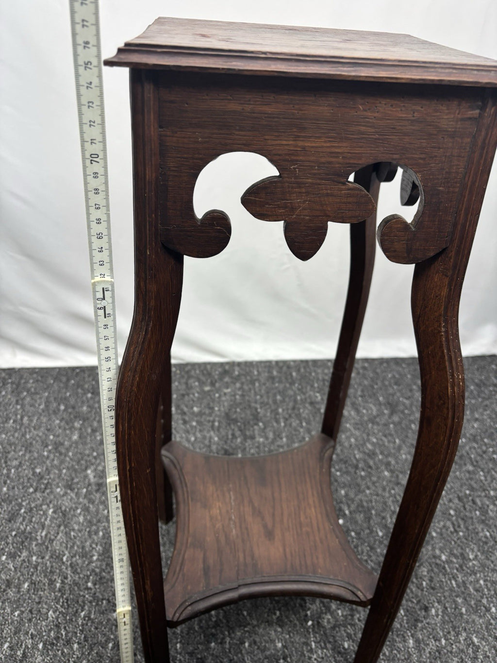 Blumensäule Blumentisch Beistelltisch Holz Art Deco Antik