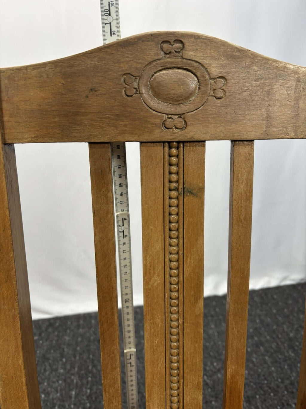 Esszimmerstuhl, Küchenstuhl, Beistellstuhl, Dekostuhl, Art Deco, Vintage, Holz