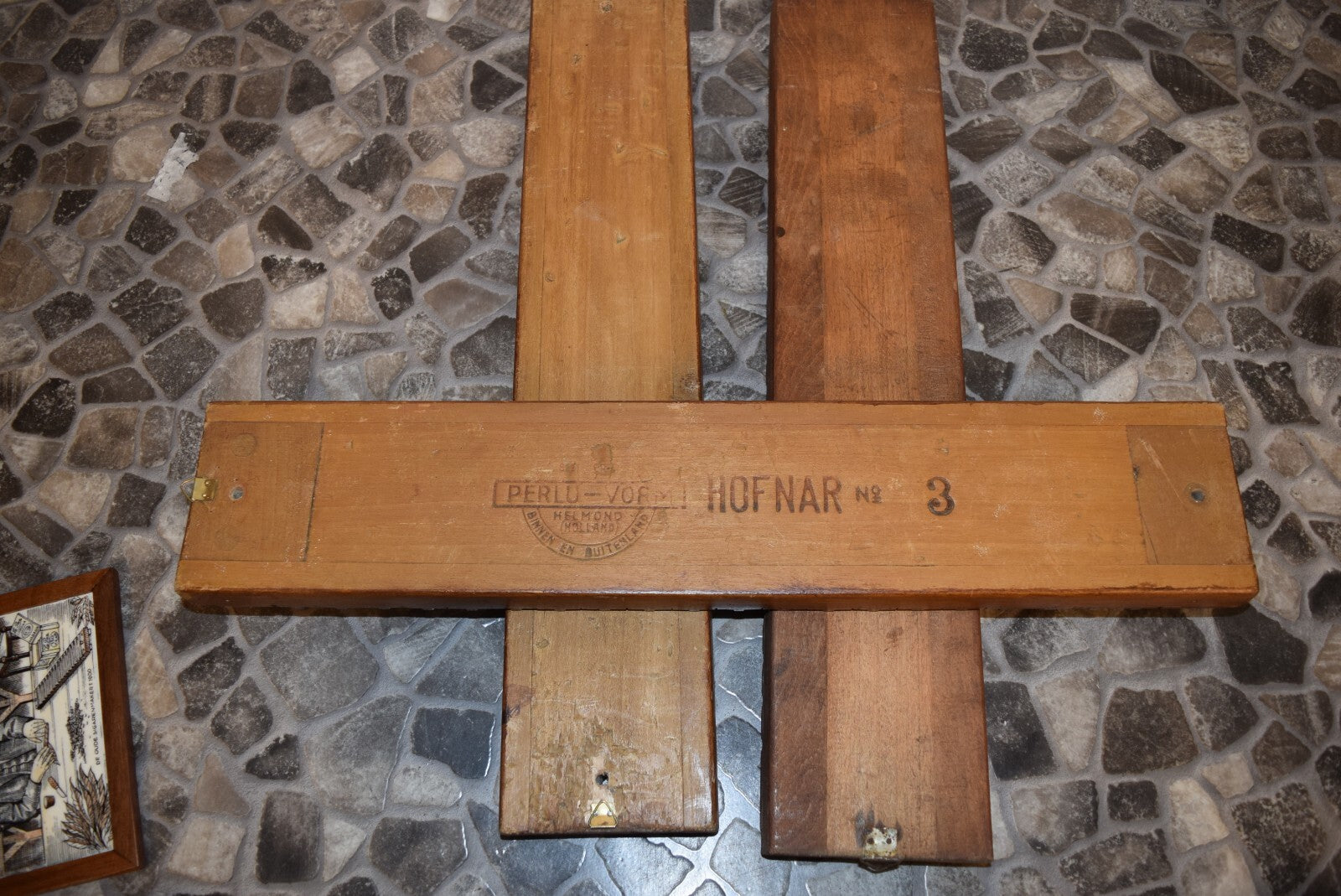 3  Zigarrenbretter Zigarrenpressform Holländische Fliese historisches Motiv