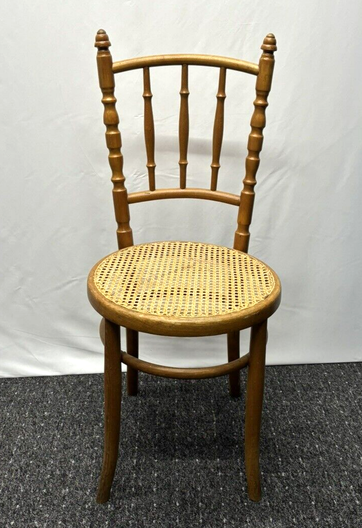 ORIGINAL Fischel Kaffeehaus Stuhl Wiener Geflecht Küche Esszimmer Art Deco Antik