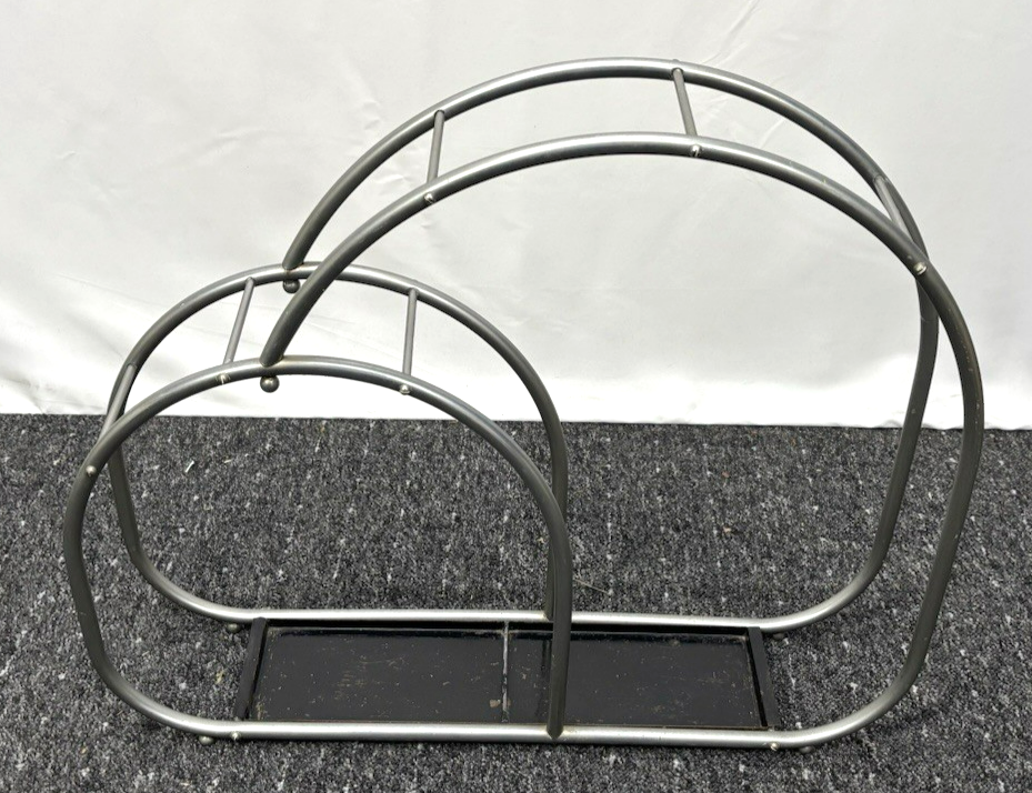 Schirmständer Bauhaus Vintage Art Deco Alu Stahlrohrmöbel