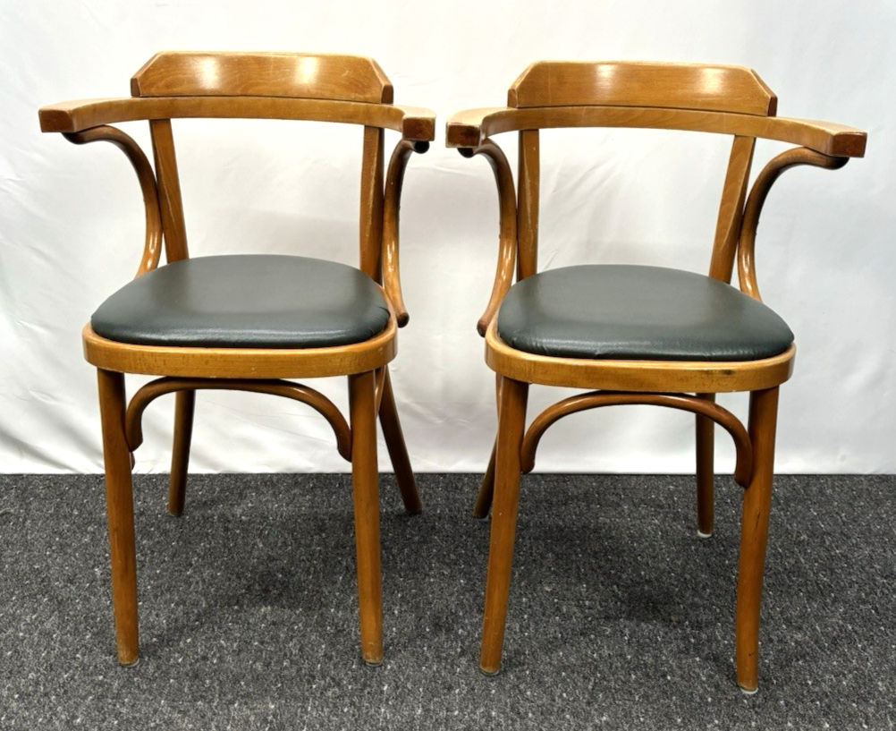 1 von 2 Armlehnstuhl Kaffeehaus Gropius Bugholz Art Deco Vintage