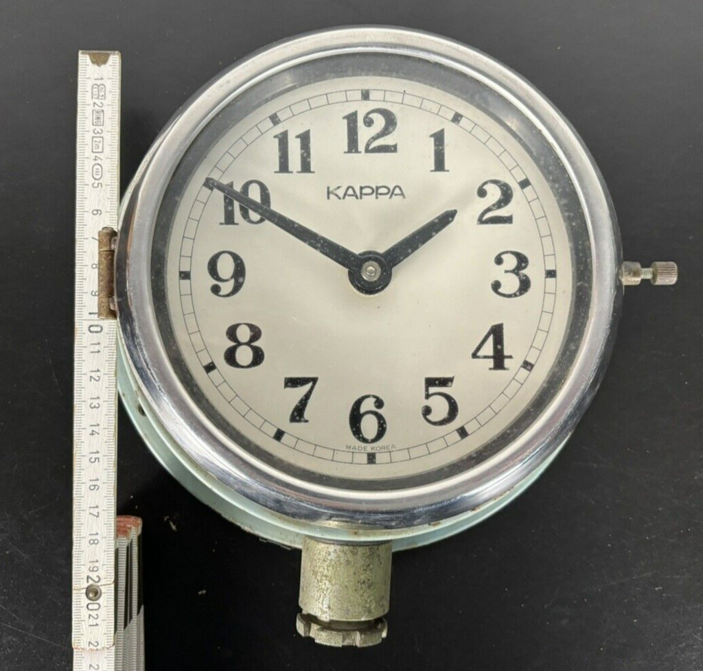 Schiffsuhr KAPPA Wanduhr Vintage Marine Clock Slave Uhr Deko Objekt