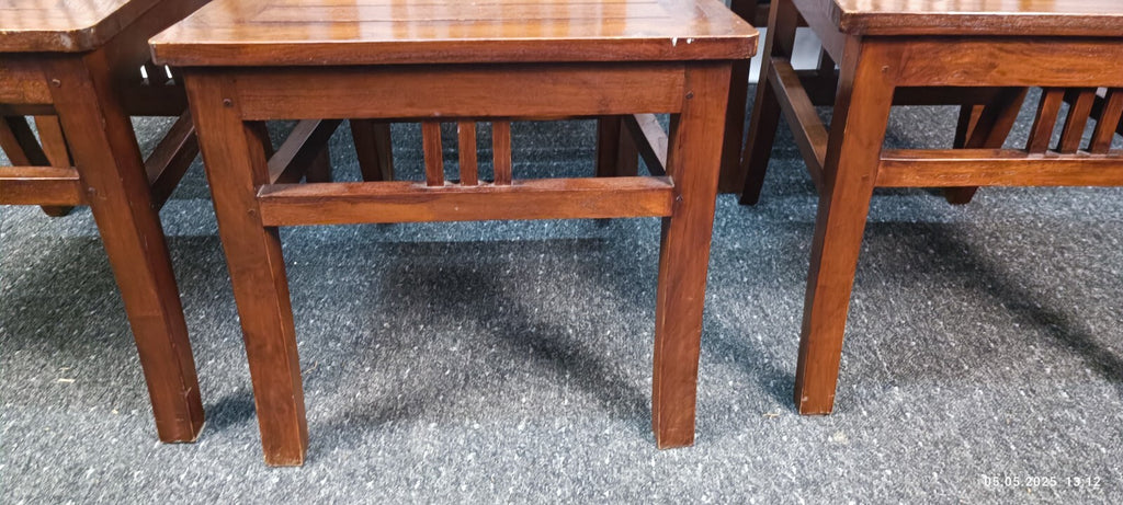 1 von 5 Landhaus Stuhl Kolonial Stil  Büro Schreibtisch Massivholz Esszimmer