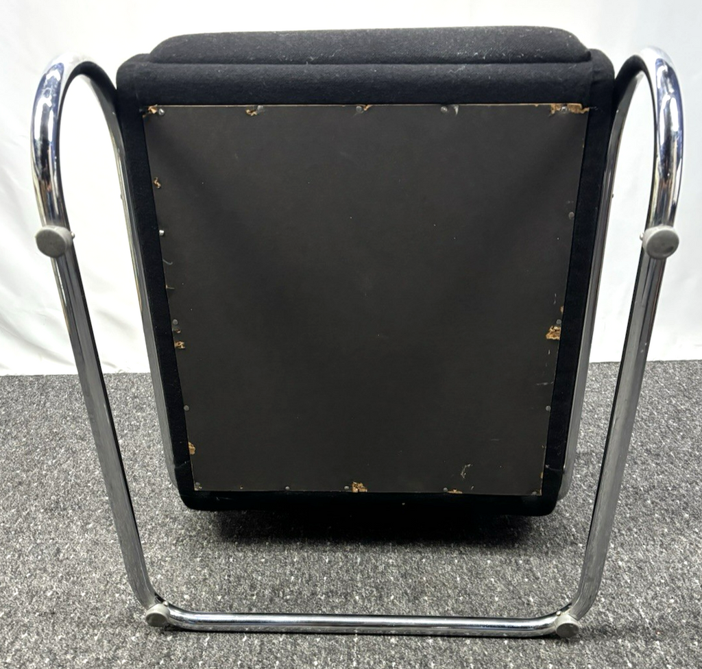 Sessel Freischwinger Stahlrohrmöbel Thonet Stil Bauhaus Vintage Büro Wohnzimmer