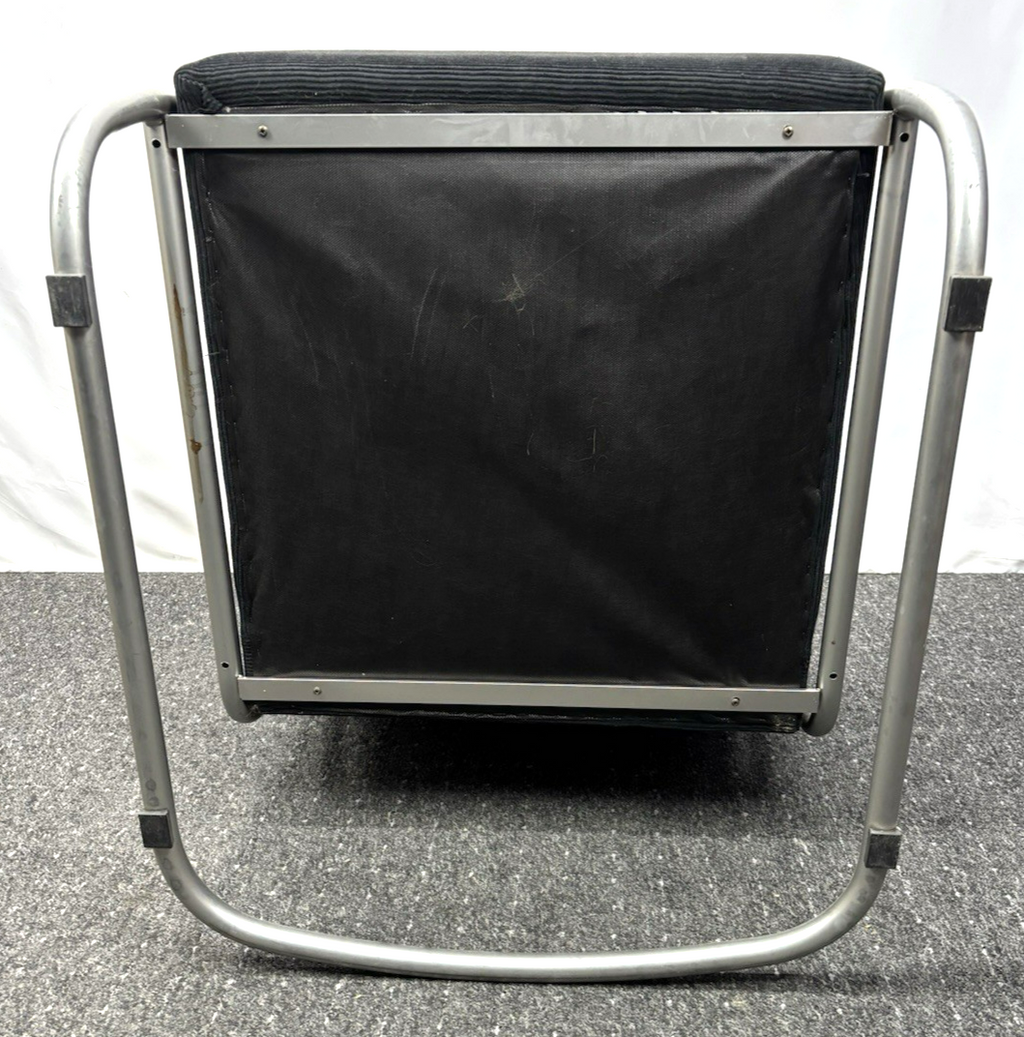 1 von 2 Sessel Bauhaus Stahlrohr Stoffbezug Freischwinger Fauteuil Thonet Gispen