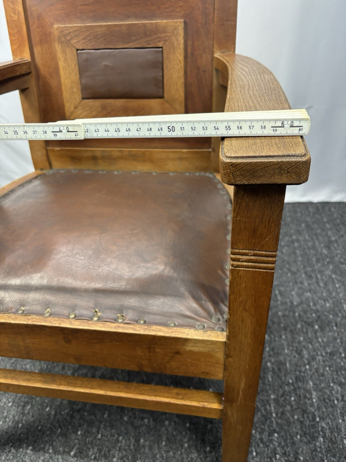 Stuhlset Art Deco Armlehnstuhl Antik Esszimmer Büro Massivholz 4 Stück