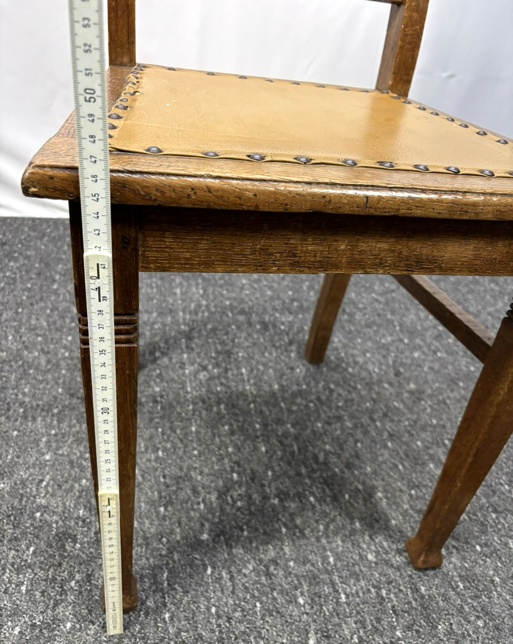 Stuhl Kaffeehaus Landhaus Bistro Art Deco Leder Holz Küche