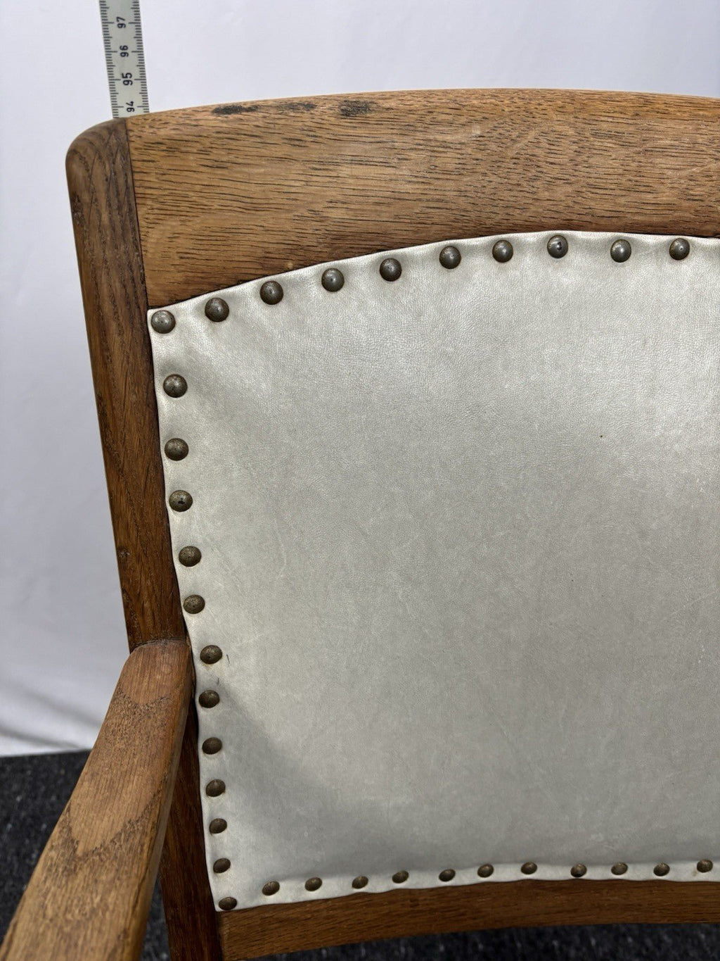 1 von 2 Hochwertiger Holzstuhl mit Armlehnen Klassisch & Stabil Art Deco Vintage - Wesel Antik Kunst Vintage