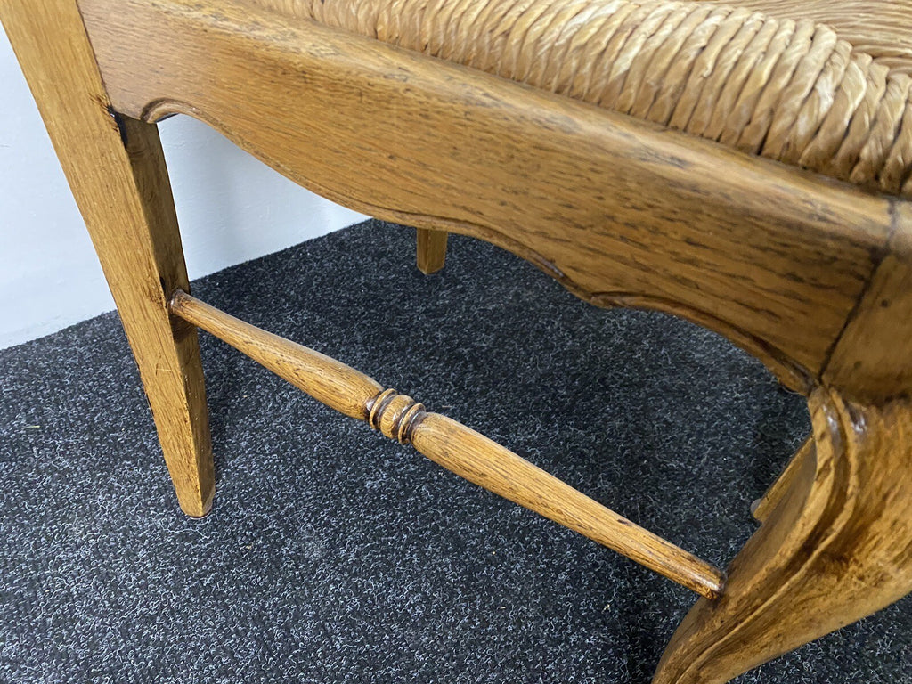 4er Stuhlset, Chippendale Stil, Esszimmer, Küche, ArtDeco, geflochtener Sitz