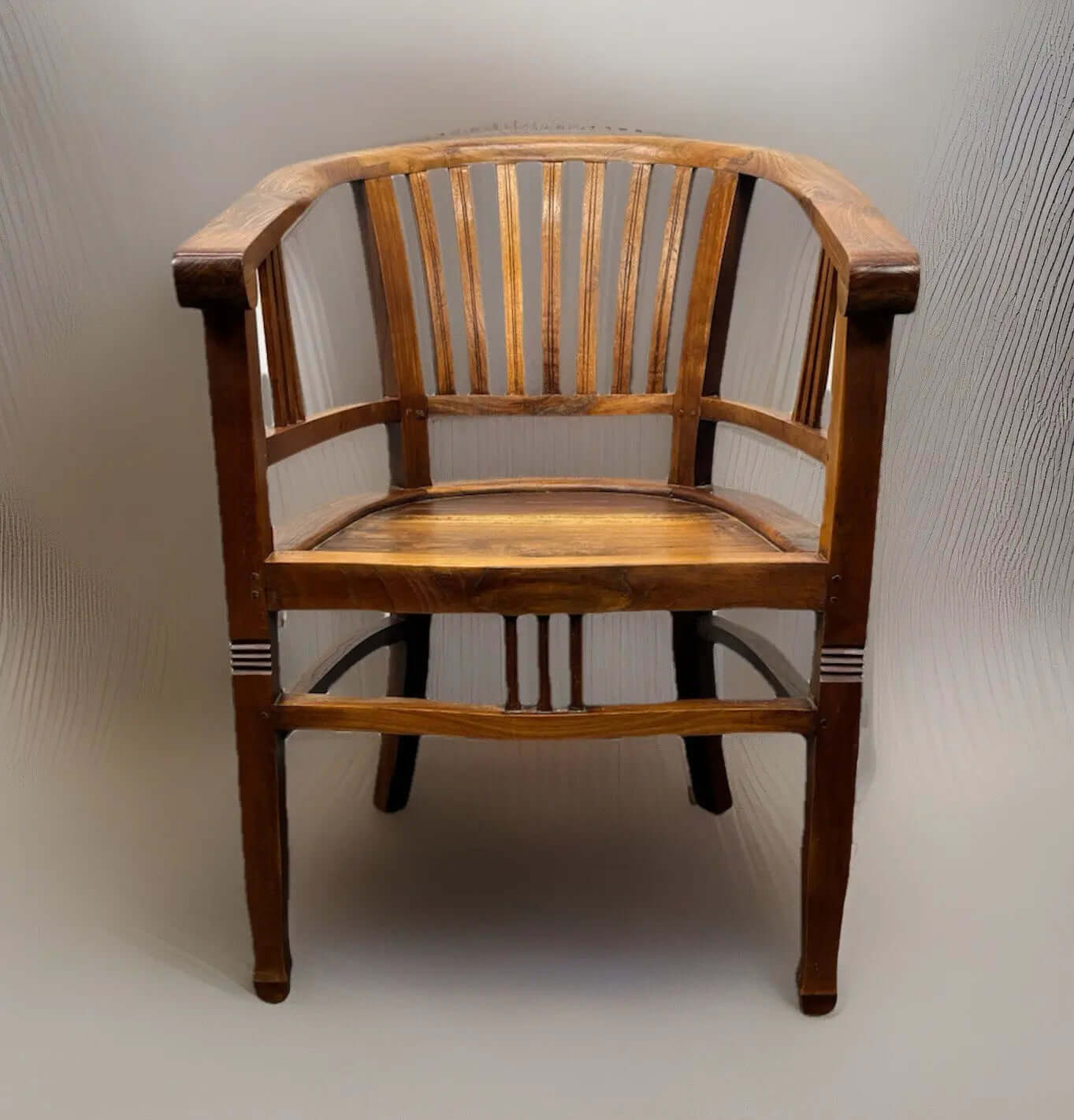 1 von 4 Armlehnstuhl Kolonialstil Massivholz Art Deco Bauhaus Gropius