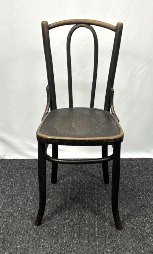 MUNDUS Kaffeehaus Stuhl Prägesitz Holz Art Deko Antik