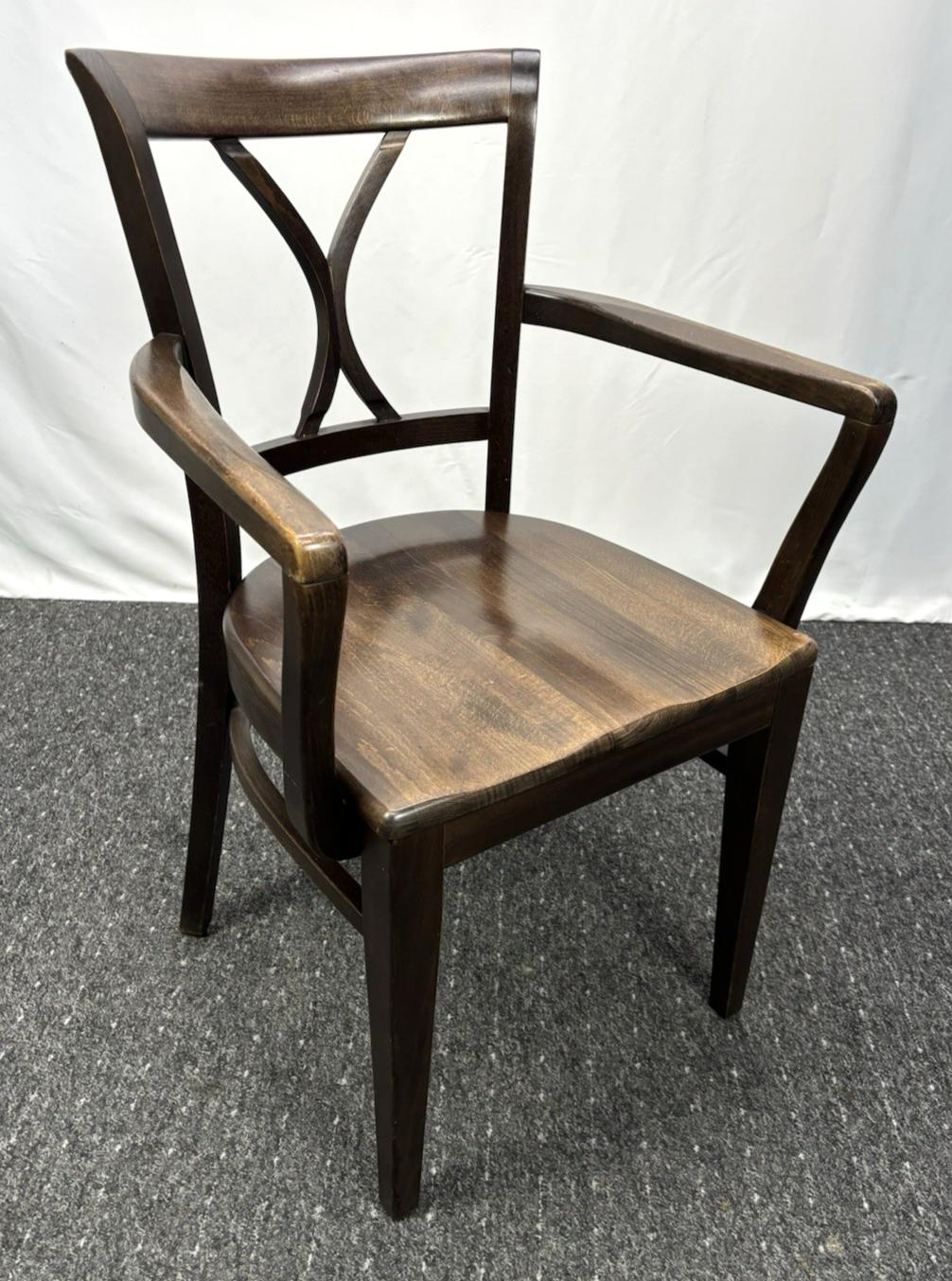 1 von 6 Holz Armlehnstuhl Vintage Stuhl Gastronomie Café Stil