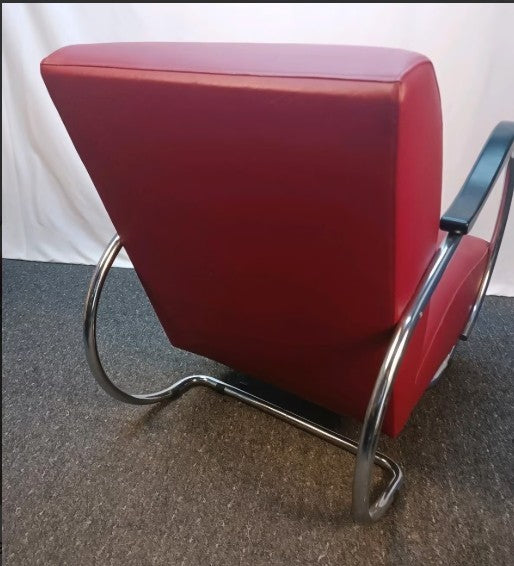 ORIGINAL Bauhaus Freischwinger Sessel Stahlrohr  Vintage Art Deco DYKMEYER