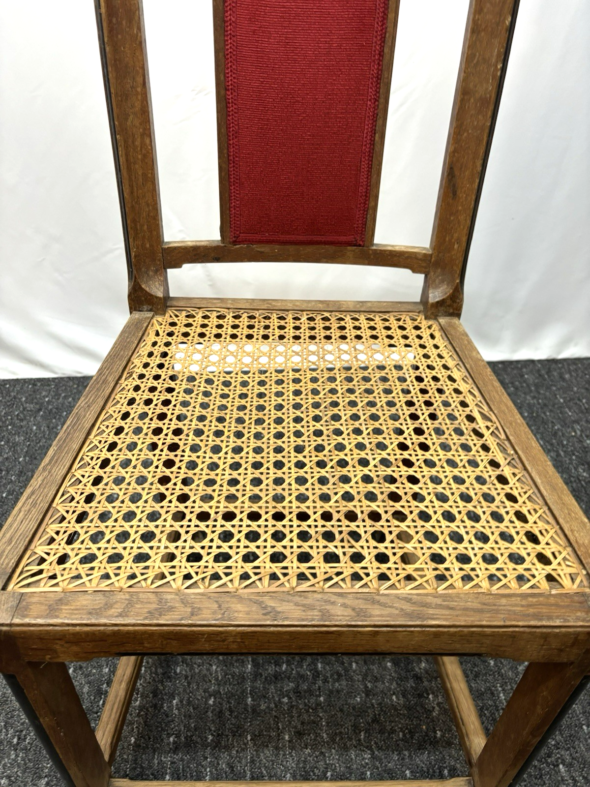 4er Set Stühle Esszimmer Art Deco Vintage Wiener Geflecht (z.T. beschädigt)