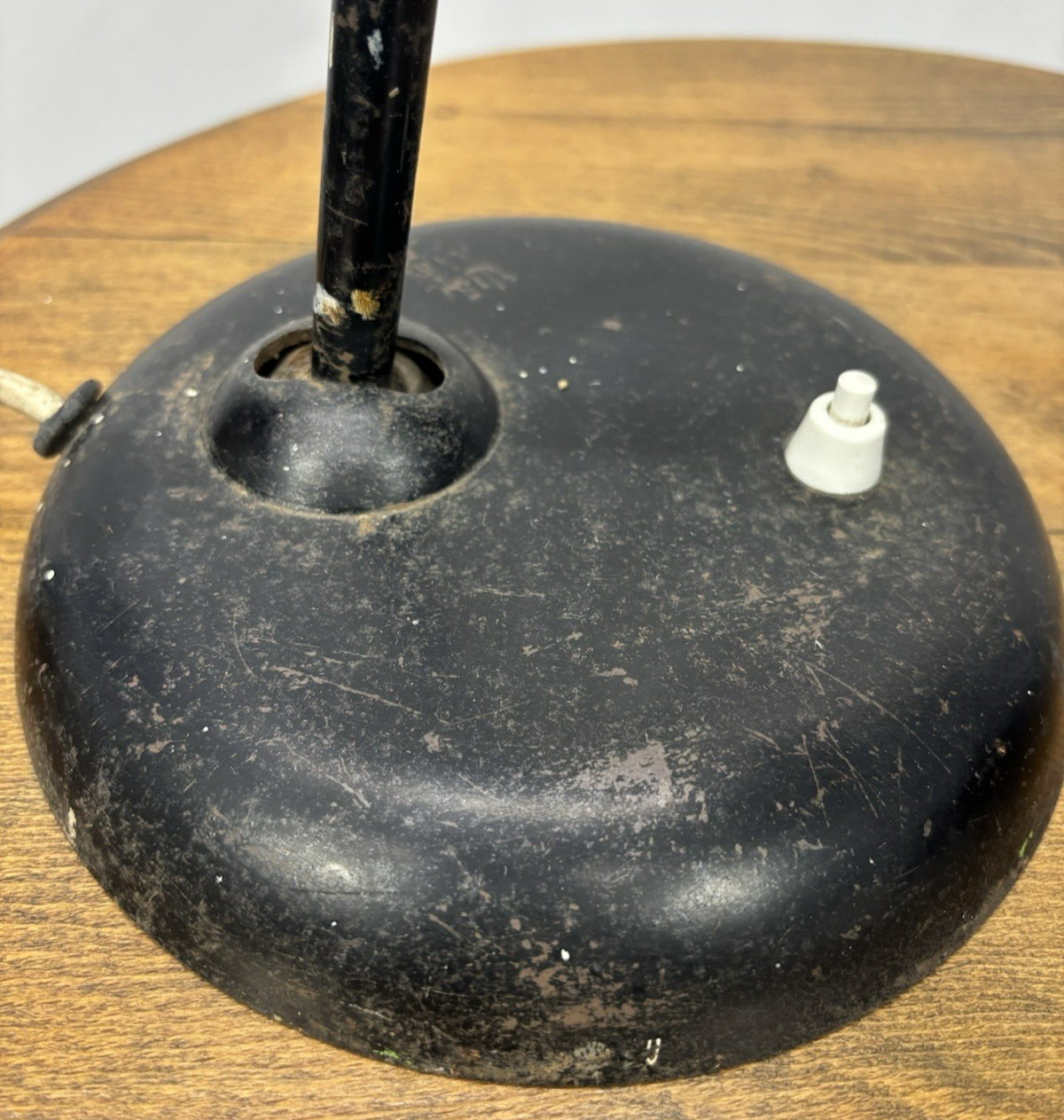 Antike Schreibtischlampe ORIGINAL Kaiser-Idell Eisen Schwarz Bauhaus