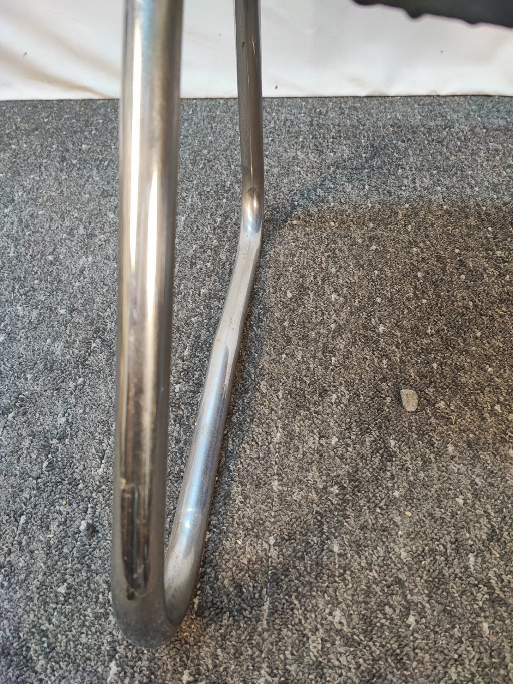 Bauhaus Freischwinger Stuhl 30er 40er Jahre Stahlrohr Chrom Vintage Armlehnen