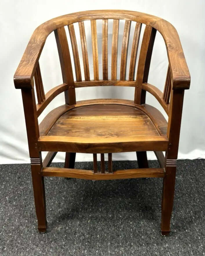 1 von 4 Armlehnstuhl Kolonialstil Massivholz Art Deco Bauhaus Gropius