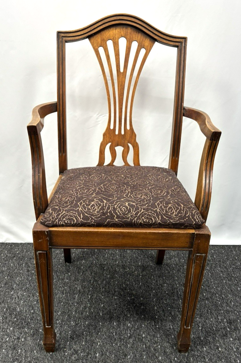 Esszimmer Armlehnstuhl Holz Art Deco Vintage Antik