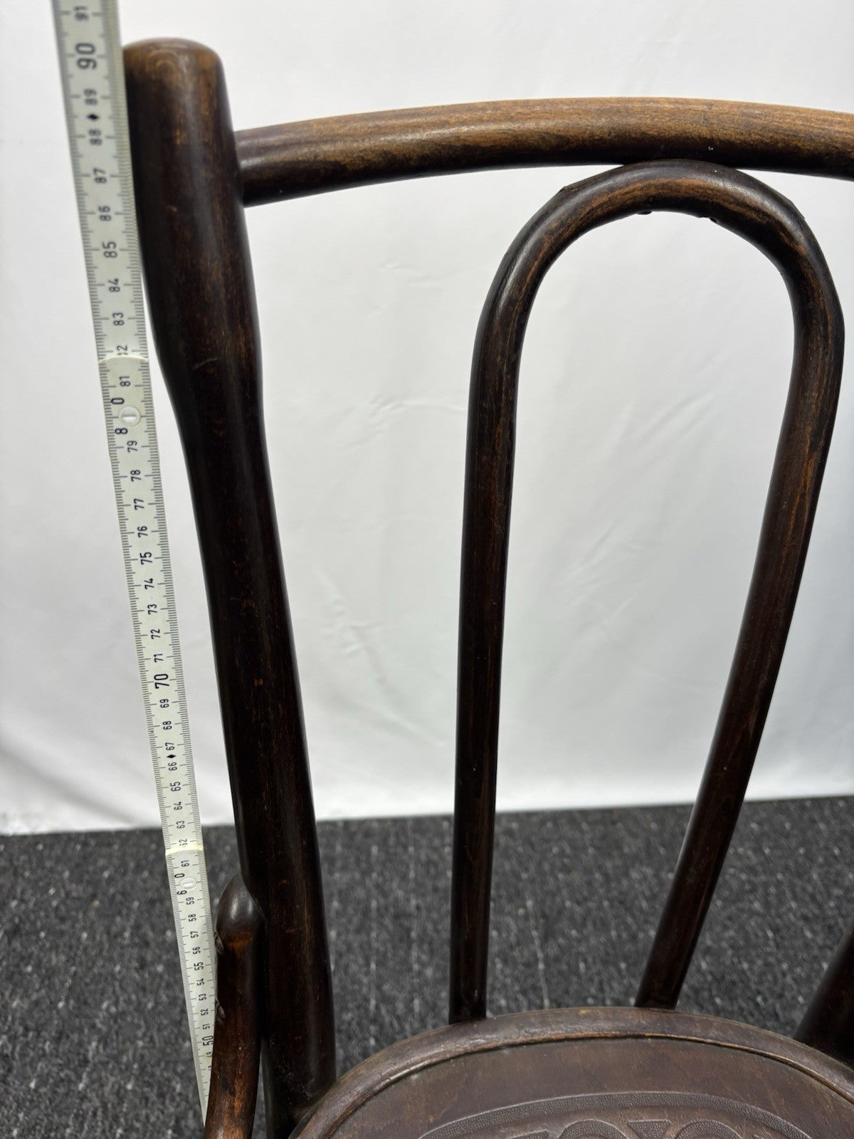 Bistrostuhl Kaffeehaus Prägesitz Art Deco Massivholz Antik