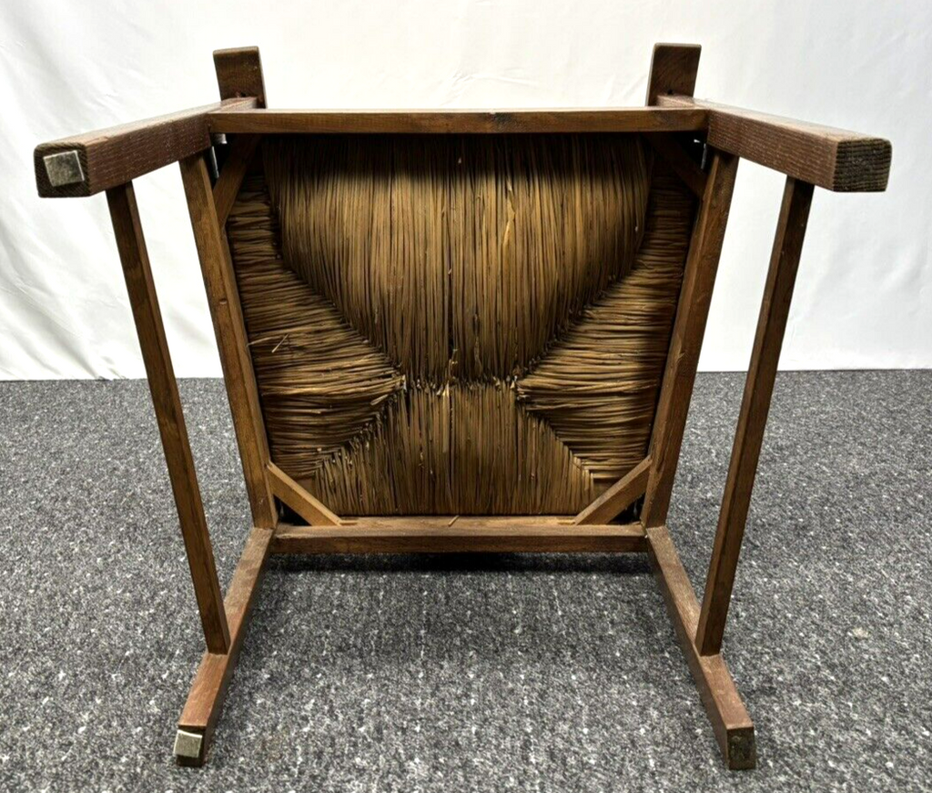 Armlehnstuhl Amsterdamer Schule Korbgeflecht Büro Art Deco Bauhaus Vintage