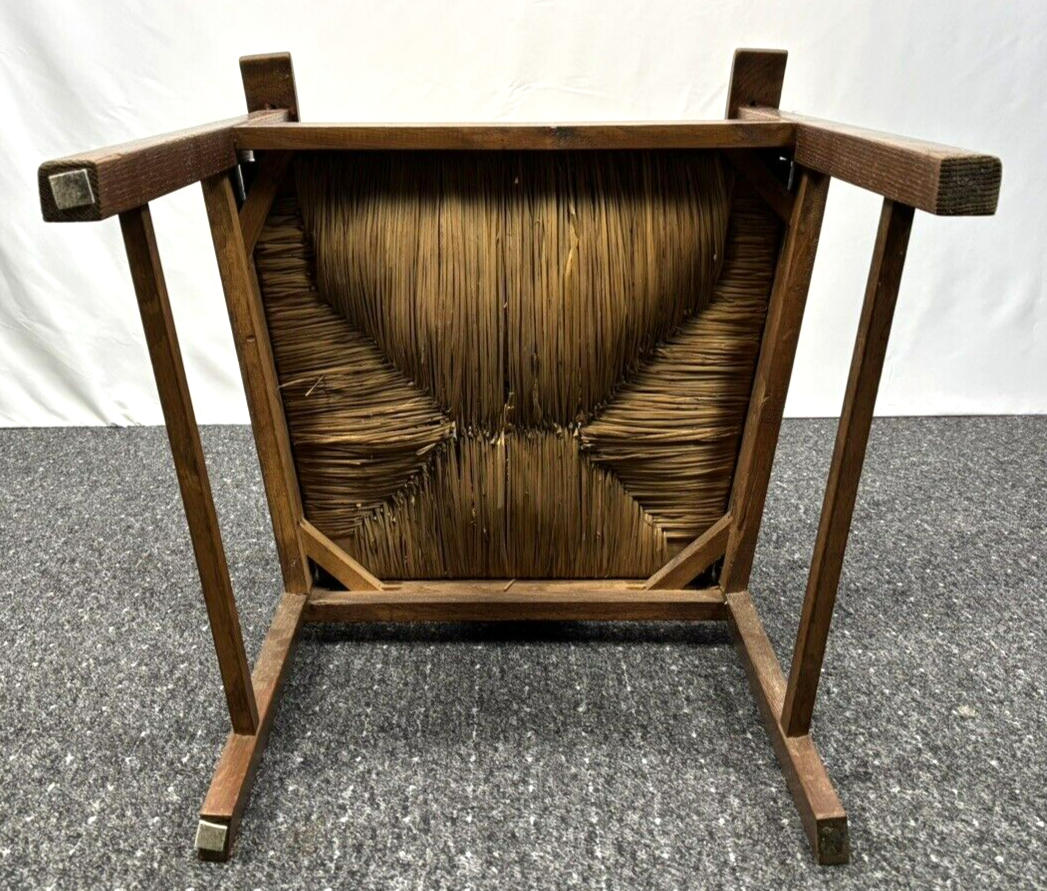 Armlehnstuhl Amsterdamer Schule Korbgeflecht Büro Art Deco Bauhaus Vintage