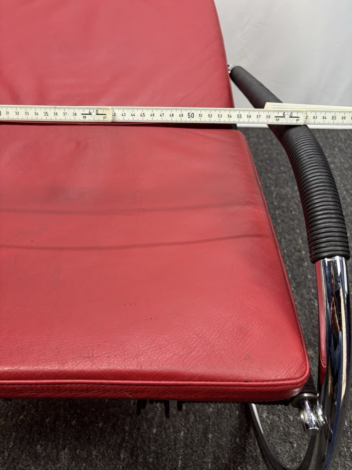 Freischwinger-Sessel Stahlrohrmöbel nach Entwurf Adolf Lorenz Art Deco Bauhaus