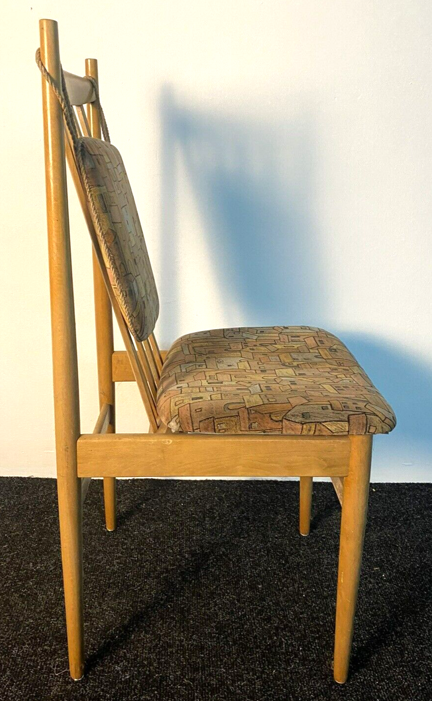 1 von 4  Midcentury Casalla Stuhl, Esszimmer, Küche, Vintage, Art Deco