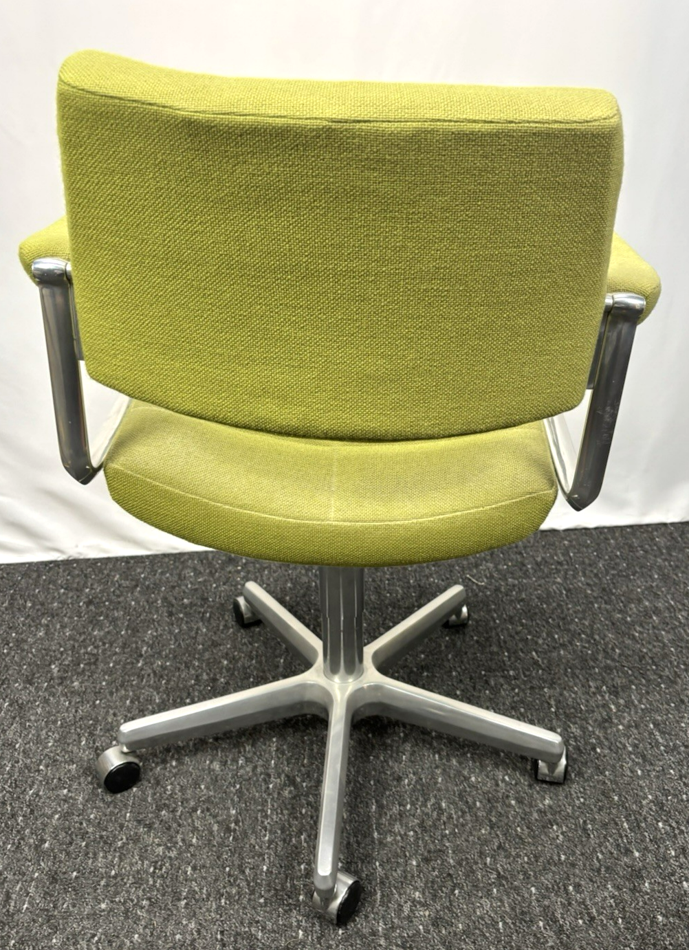 Bürostuhl Oswaldo Borsani for Tecno Edelstahl Vintage ca. 1970