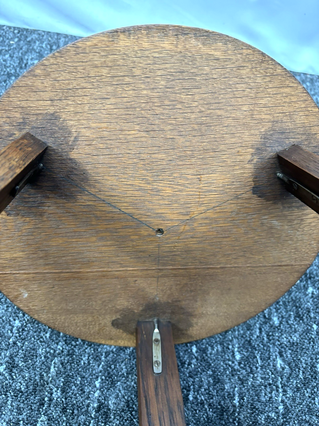 Blumentisch Blumensäule Massivholz Art Deco Antik ca. 68 cm