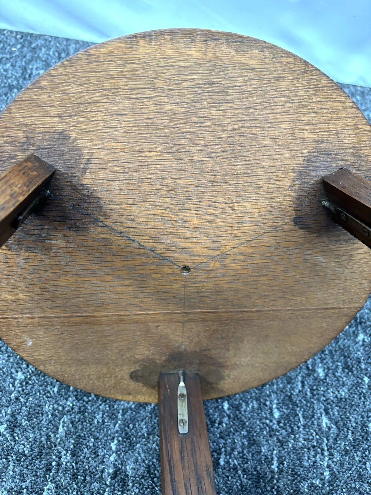 Blumentisch Blumensäule Massivholz Art Deco Antik ca. 68 cm