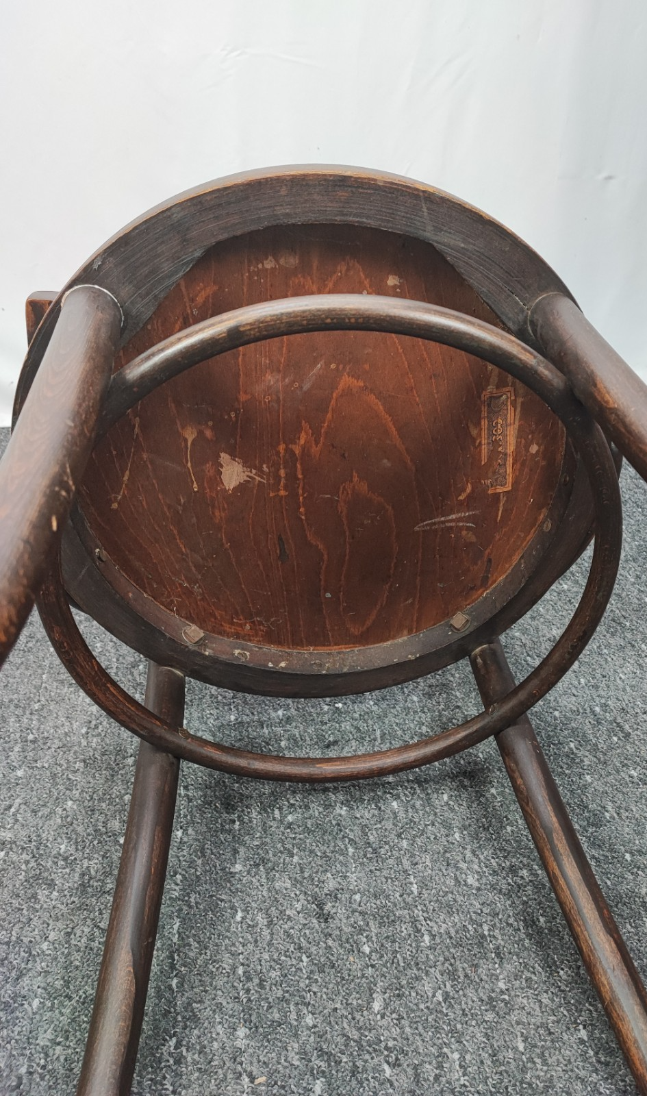 Antiker Cosmos Thonet Bugholz Armlehnstuhl Jugendstil Kaffeehausstuhl Ornament