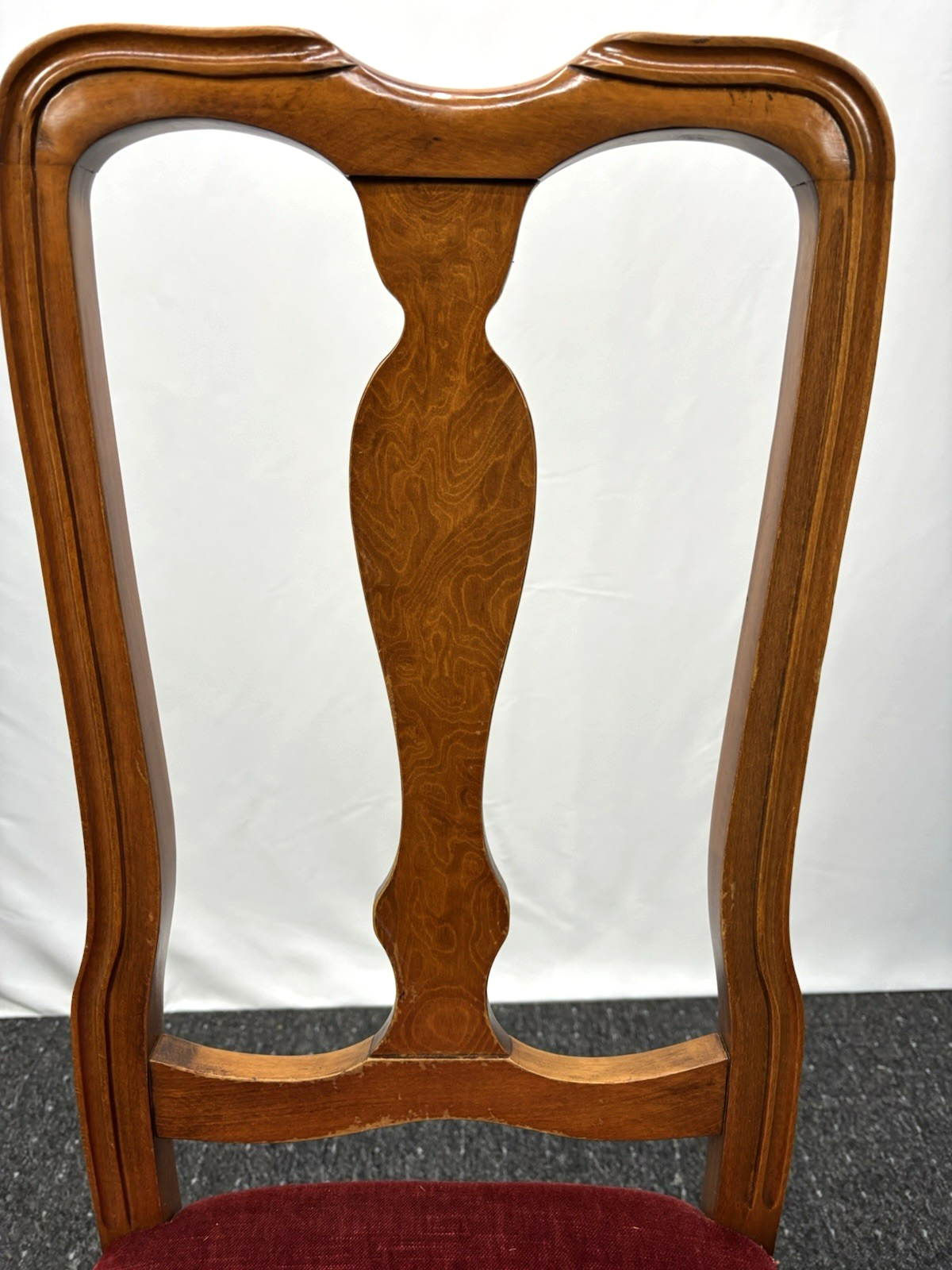 1 von 4 "Queen Anne" Stuhl Hochlehner Art Deco Barock Vintage Esszimmer Büro