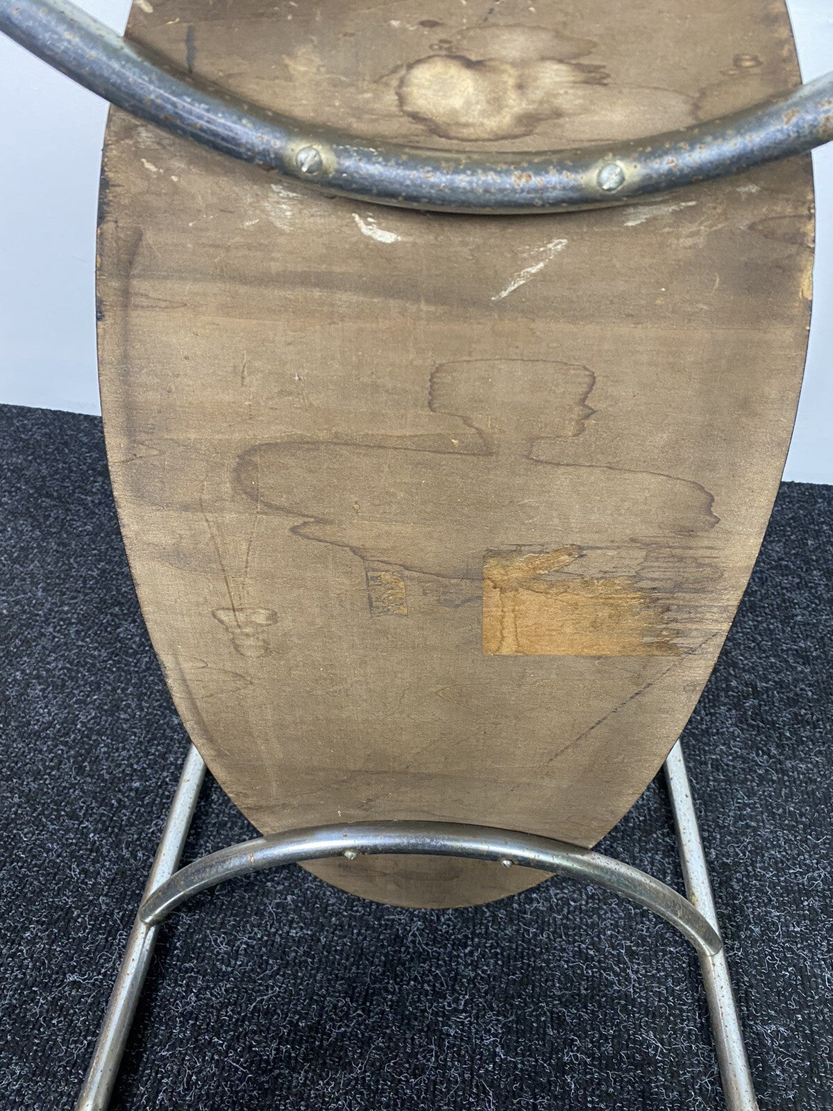 Bartisch Beistelltisch Stahlrohrmöbel Bauhaus Holz Glas