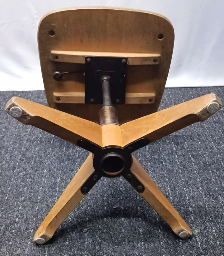 ORIGINAL SEDUS Büro Drehstuhl höhenverstellbar Art Deco Bauhaus Schreibtisch