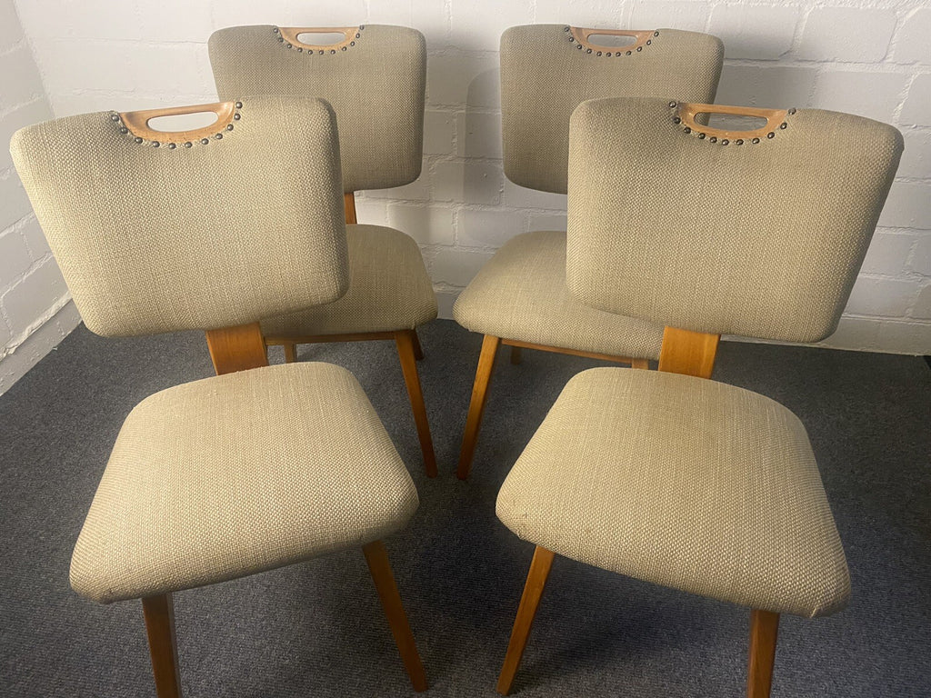 4 Esszimmerstühle  Mid-Century Stuhl  Küchenstuhl  Vintage Retro Skandinavien