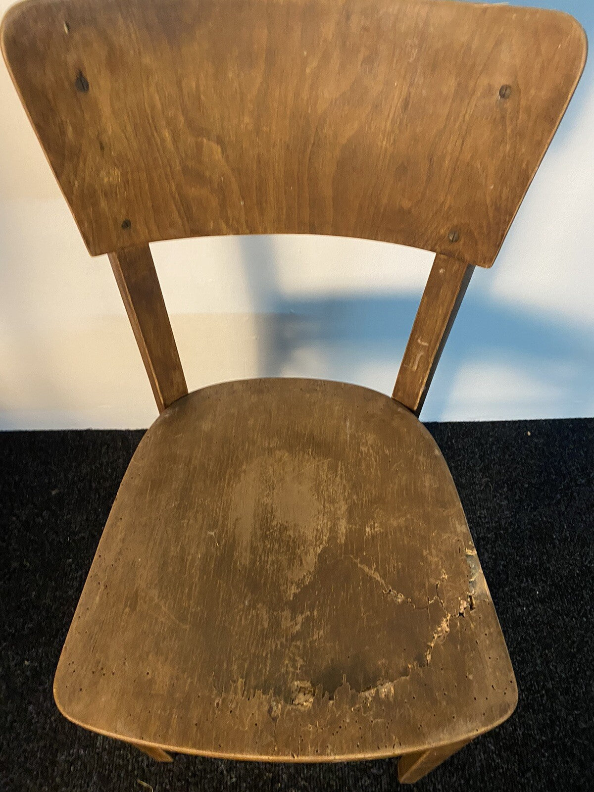 1 von 2 Original Thonet Kaffeehaus Frankfurter Stuhl Bauhaus beschädigt