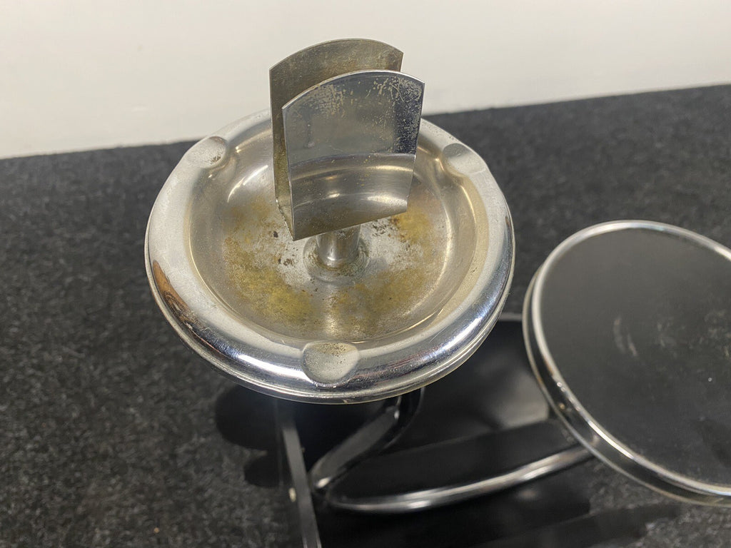 Rauchertisch Zeitungsständer Stahlrohrmöbel Bauhaus  Aschenbecher