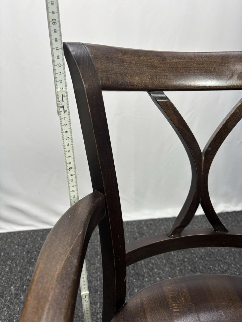 1 von 6 Holz Armlehnstuhl Vintage Stuhl Gastronomie Café Stil