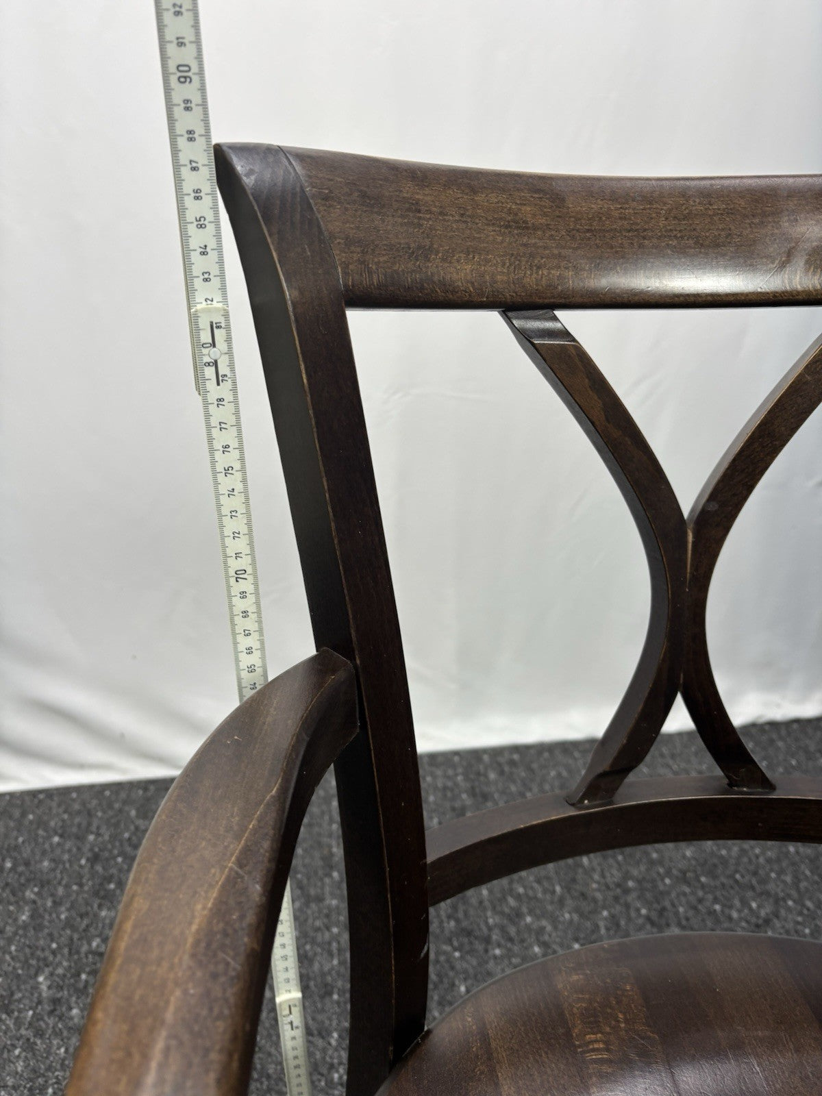 1 von 6 Holz Armlehnstuhl Vintage Stuhl Gastronomie Café Stil
