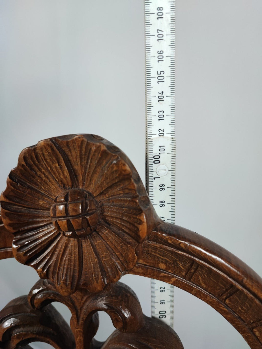 Antiker Prunkstuhl Neobarock geschnitzt Eiche massiv Akanthus Gründerzeit - Wesel Antik Kunst Vintage