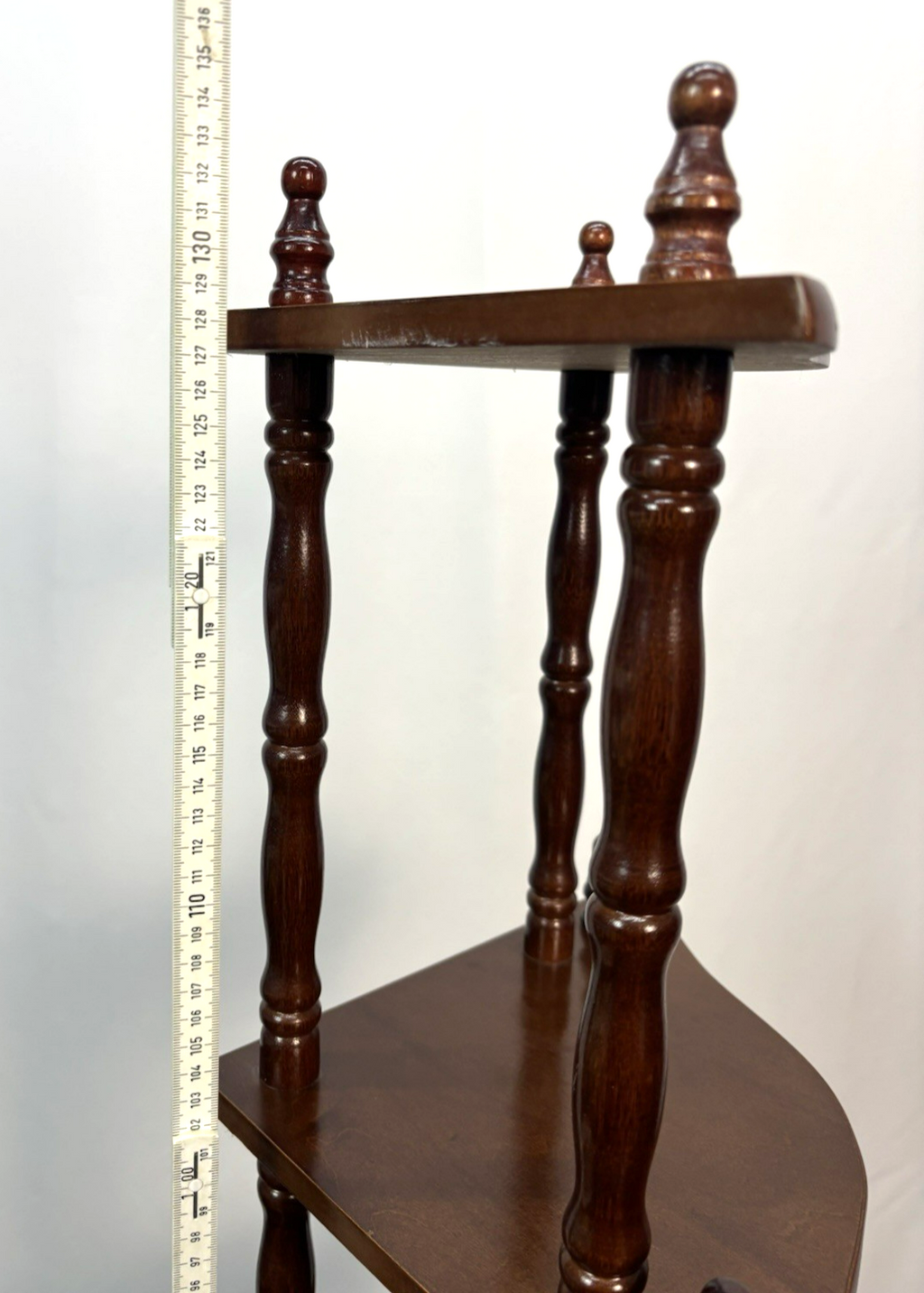 Eckregal Holz Vintage 5 Etagen Bücher Bar Geschirr