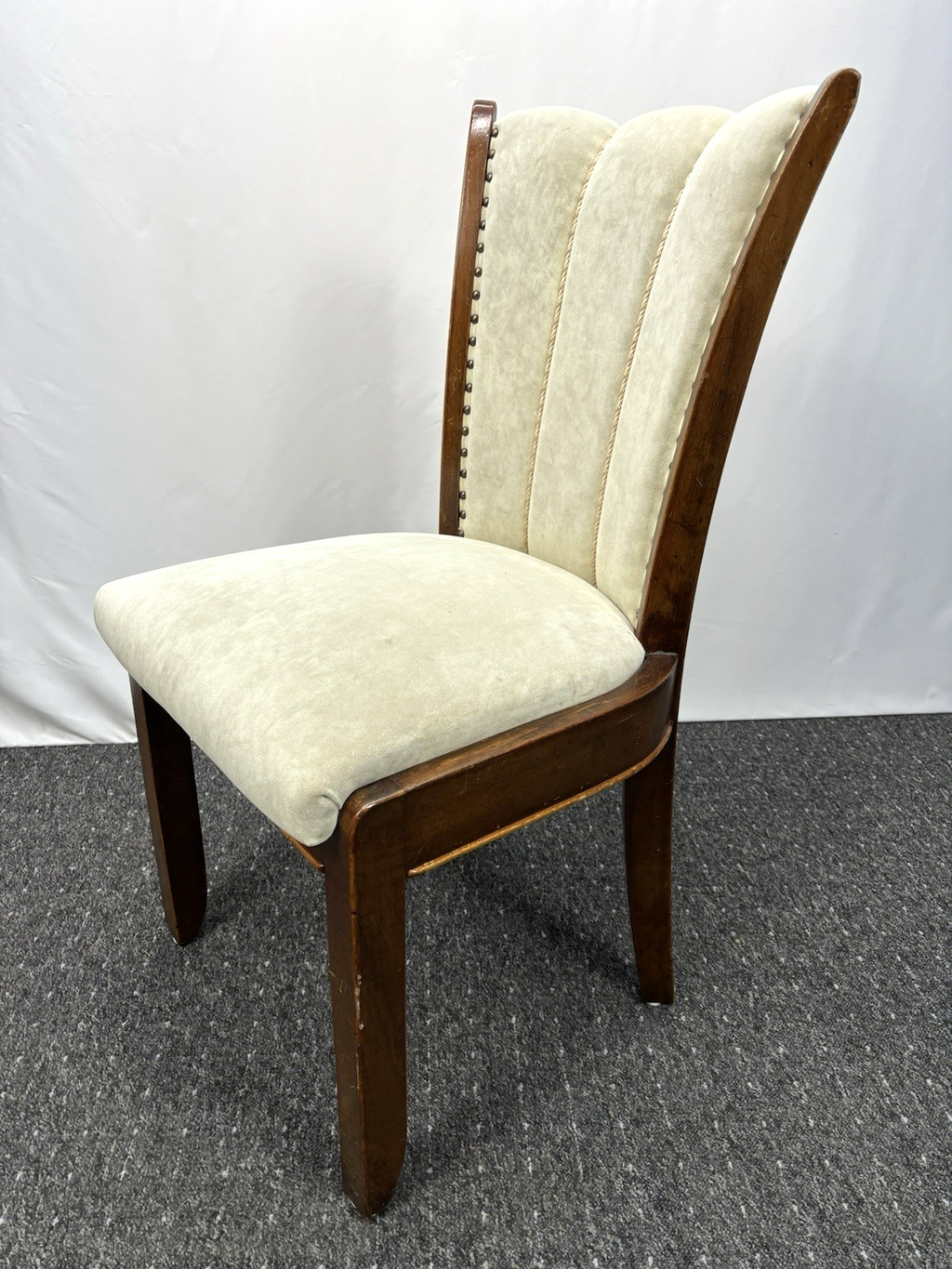 1 von 3 Polsterstuhl beige Art Deco Esszimmer Büro Vintage