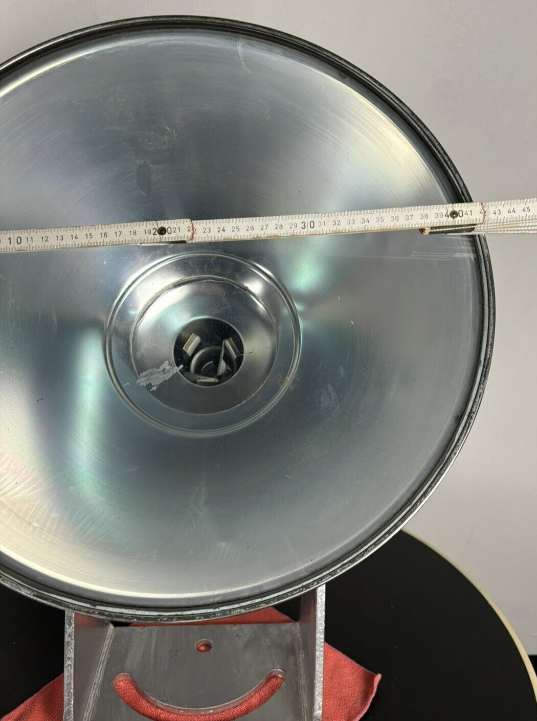 Suchscheinwerfer Alu/Edelstahl Schifffahrt Vintage Bauhaus Sanshin Senaku Dengli