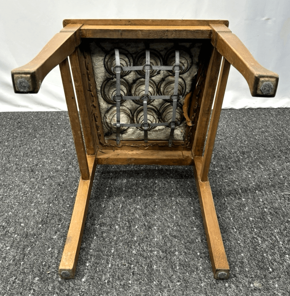 Esszimmerstuhl, Küchenstuhl, Beistellstuhl, Dekostuhl, Art Deco, Vintage, Holz