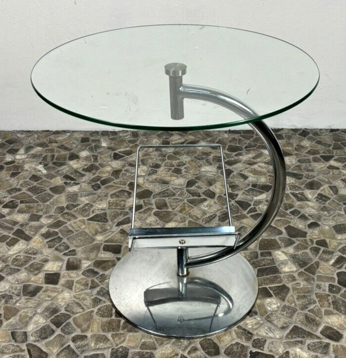 Beistelltisch Couchtisch Kokoon Design Stahlrohr Chrom Bauhaus Vintage